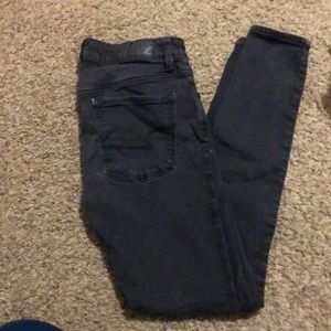 Black AE high rise jegging